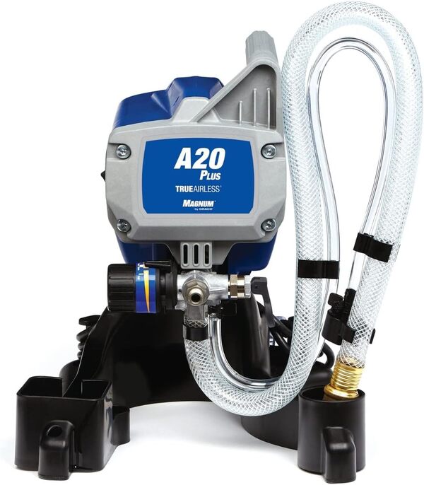 Magnum by Graco 17C243 Pistolet à Peinture airless A20 Plus, Usage Domestique (débit 0,9 l/Min, Pression Max. 207 Bars), Bleu