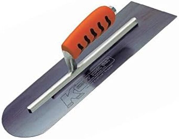 Outil de Kraft Bleu acier rond End-square Dos Ciment Truelle avec poignée de ProForm, CF285BPF