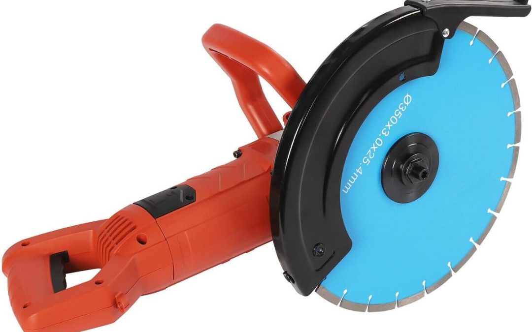 Test de la scie à béton électrique Begoniape 3000 W : puissance et coupe sans poussière