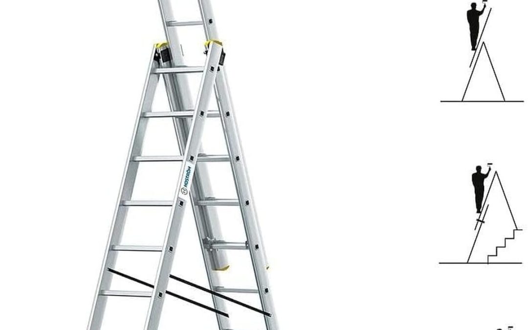 Test de l'échelle transformable StablePro 3x9 Hostrom : polyvalence et hauteur maximale