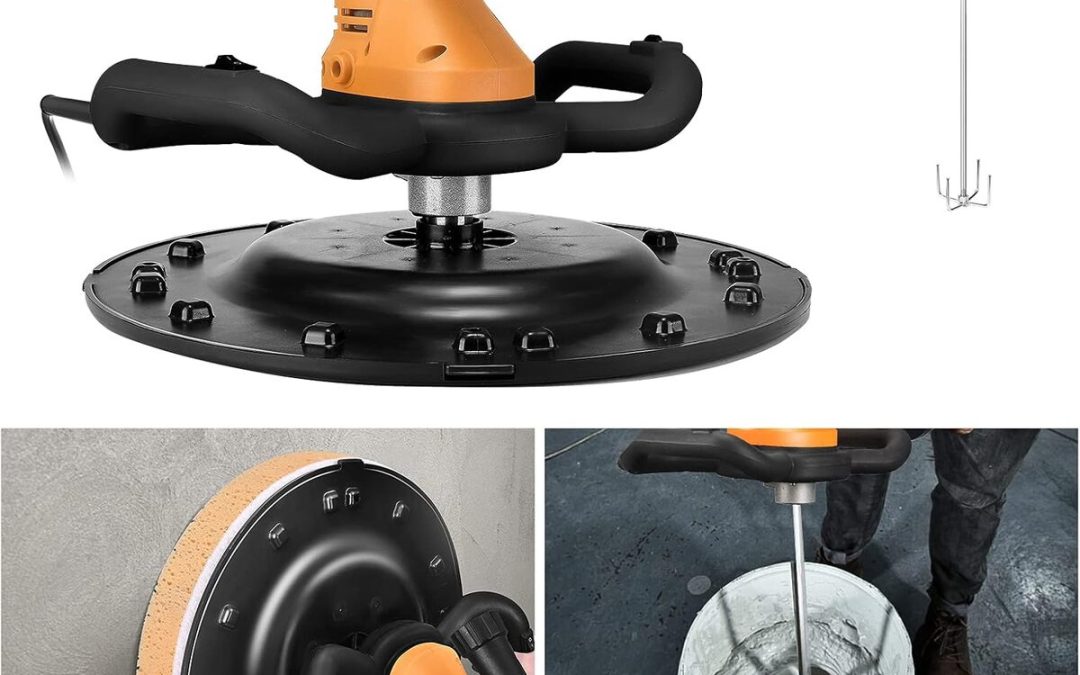 Test du mélangeur de béton portable KKTECT 1700 W à vitesse réglable