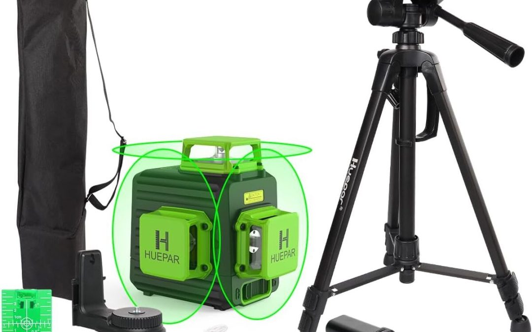 Test du niveau laser Huepar B03CG-TP 3 x 360°