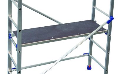 Test : échafaudage mobile FACAL P6 en aluminium, 2, 90 m