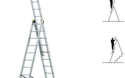 Test : échelle transformable Hostrom StablePro 3×13 marches en aluminium