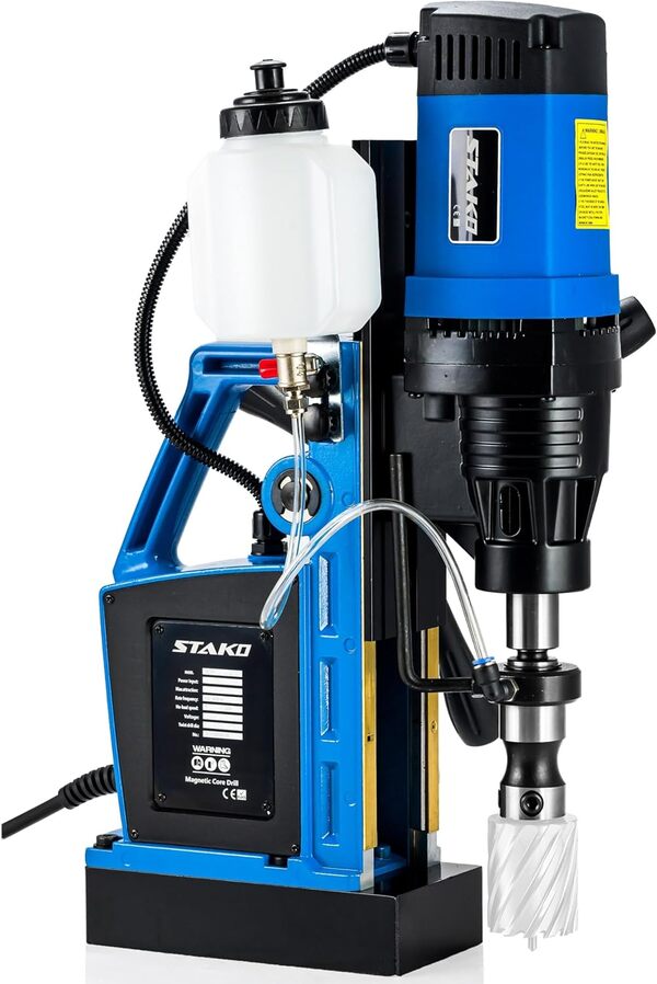STAKO SCY-2800RE+ Perceuse Magnétique - Max Ø 80mm - 2050W - Force Magnétique 17000N - Carotteuse Travail Métallique - Set-3