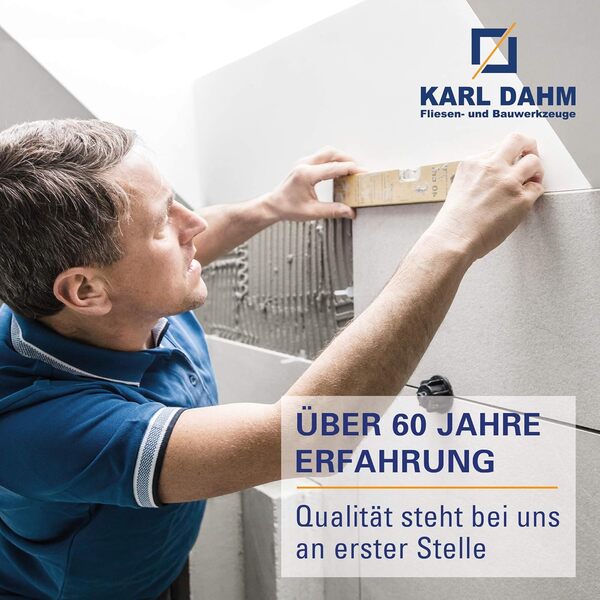 Karl Dahm Kit de Croisillons Bases pour Joints de 2 mm, 5.000 Pièces, Transparents I Croisillon pour Système de Nivellement de Carrelage I Pose Facile de Carreaux grâce à cette Solution Pro - 13506