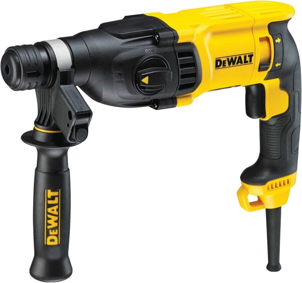 DeWalt D25133K Perforateur Sds-Plus 3 Modes - 26 mm Filaire - 800W - Vitesse à Vide 0-1500 tr/Min - Energie de frappe (Epta 05/2009) 2, 8 Joules