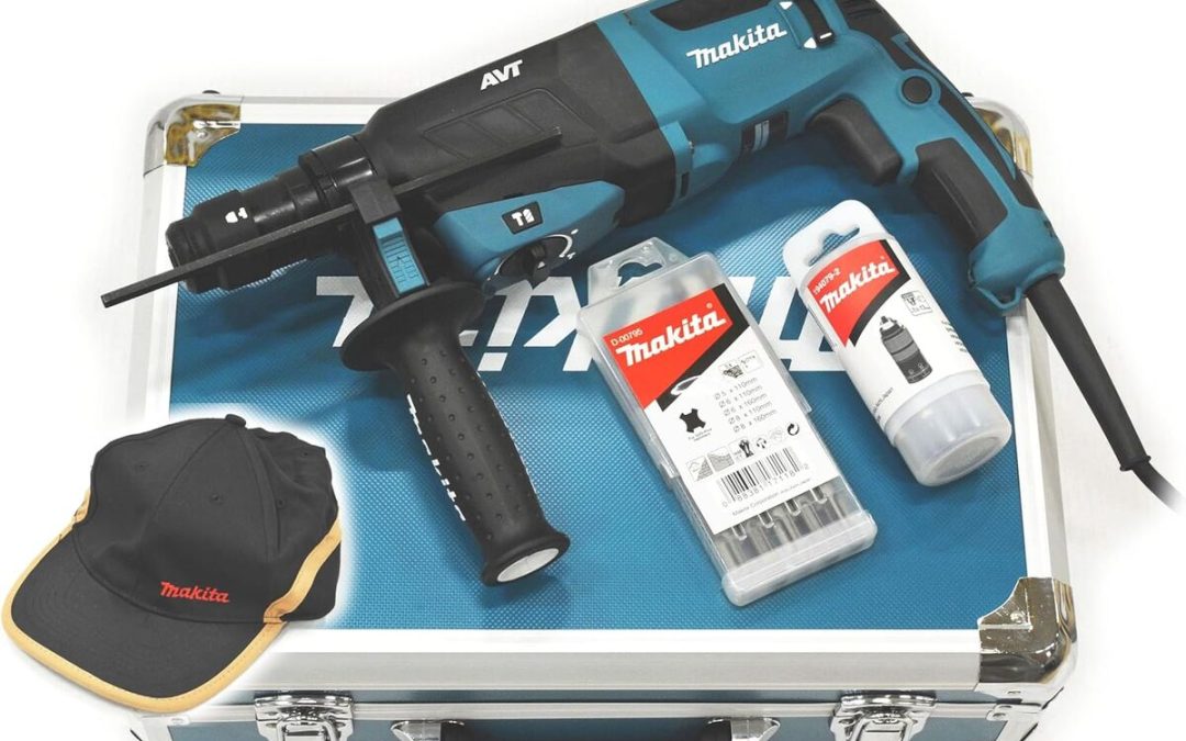 Test du marteau perforateur Makita HR2631FT13 : puissance 800W
