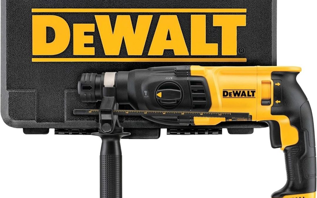 Test du perforateur DeWalt D25133K : 800W de puissance percutante