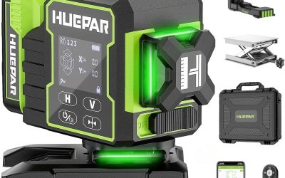 Test : huepar W04CG Niveau à bulle laser 4D avec écran LCD