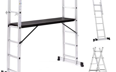 Test : iDMarket échafaudage aluminium multifonction 165 cm