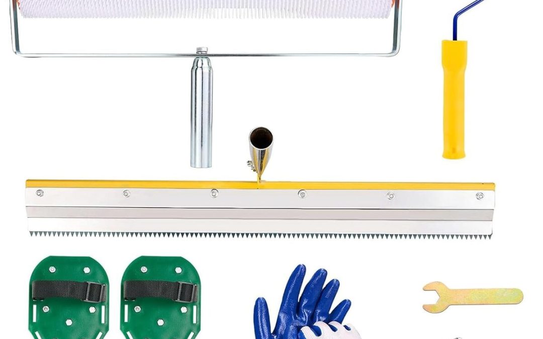 Test : rouleau auto-nivelant acier pour sol époxy (jaune)