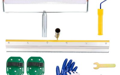 Test : rouleau auto-nivelant acier pour sol époxy (jaune)