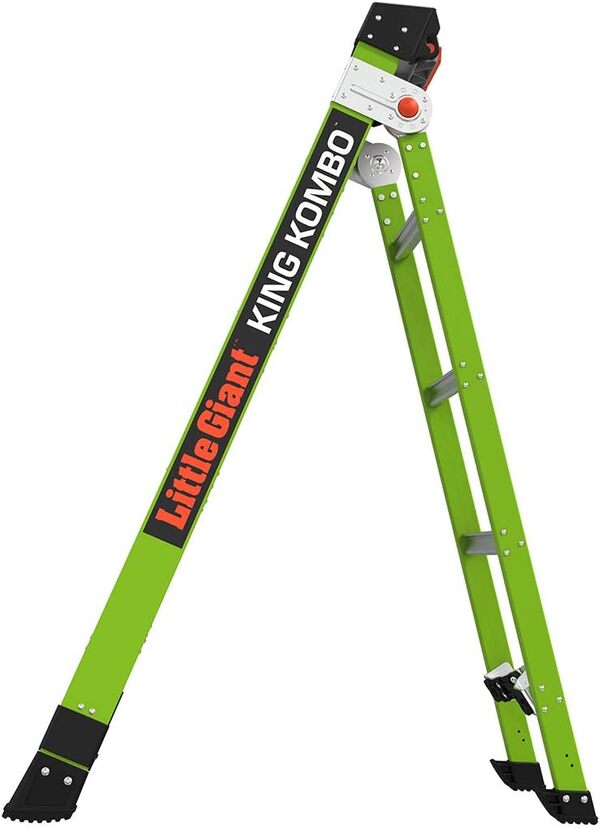 Little Giant - Escabeau King Kombo 4 marches 3 en 1 fibre de verre - LIG-13580