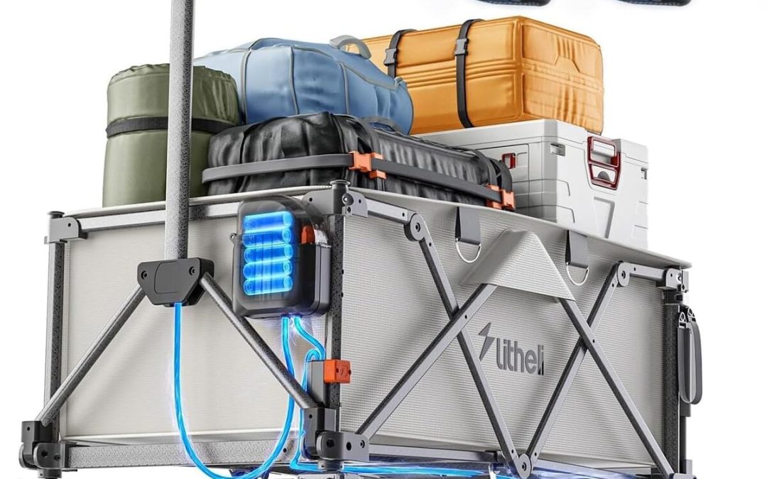 Test : chariot électrique pliable Litheli - polyvalence tout-terrain