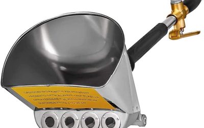 Test du pistolet pulvérisateur Uenede : 4 jets de stuc et mortier