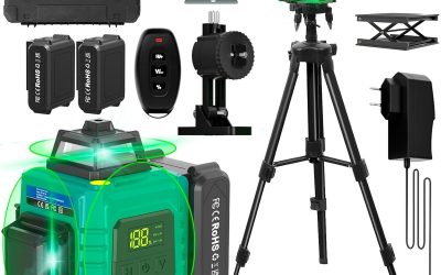 Test : niveau laser 4D 360° avec trépied – 16 lignes, auto-nivelant et étanche