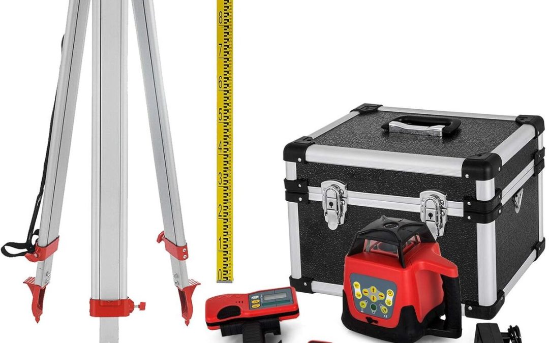 Test : niveau laser rotatif VEVOR, portée 500 m et trépied intégré