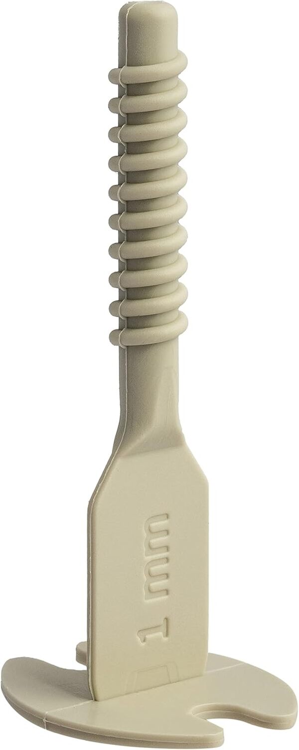 Pro-Leveling - Kit nivellement carrelage croisillon autonivelant à visser (1mm, 1000 bases + 150 têtes à visser)