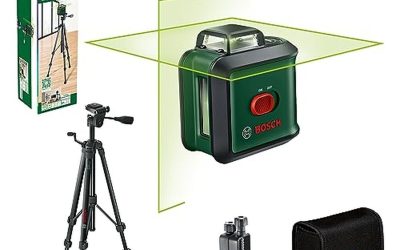 Test Bosch UniversalLevel 360 : précision à 360° avec trépied et pince