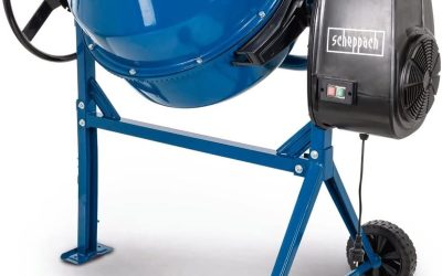 Test de la bétonnière Scheppach MIX160 : puissance et grande capacité