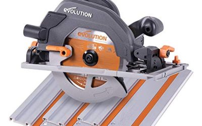 Test de la scie circulaire Evolution R185CCSX : multi-matériaux et rail inclus
