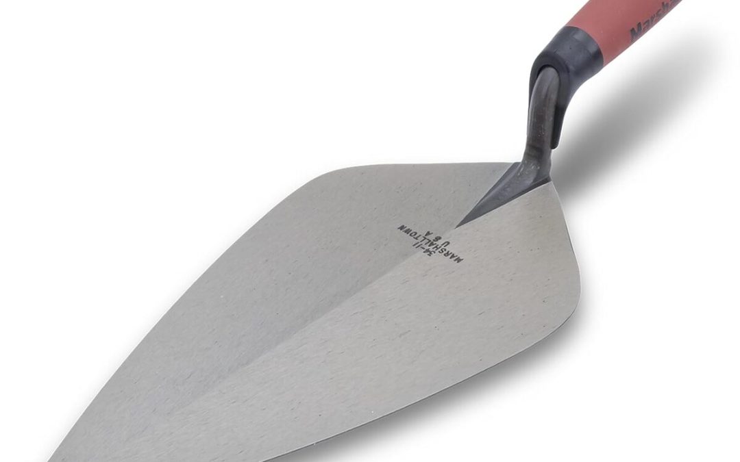 Test de la truelle Marshalltown 34/11d poignée Durasoft rouge