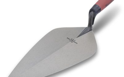 Test de la truelle Marshalltown 34/11d poignée Durasoft rouge