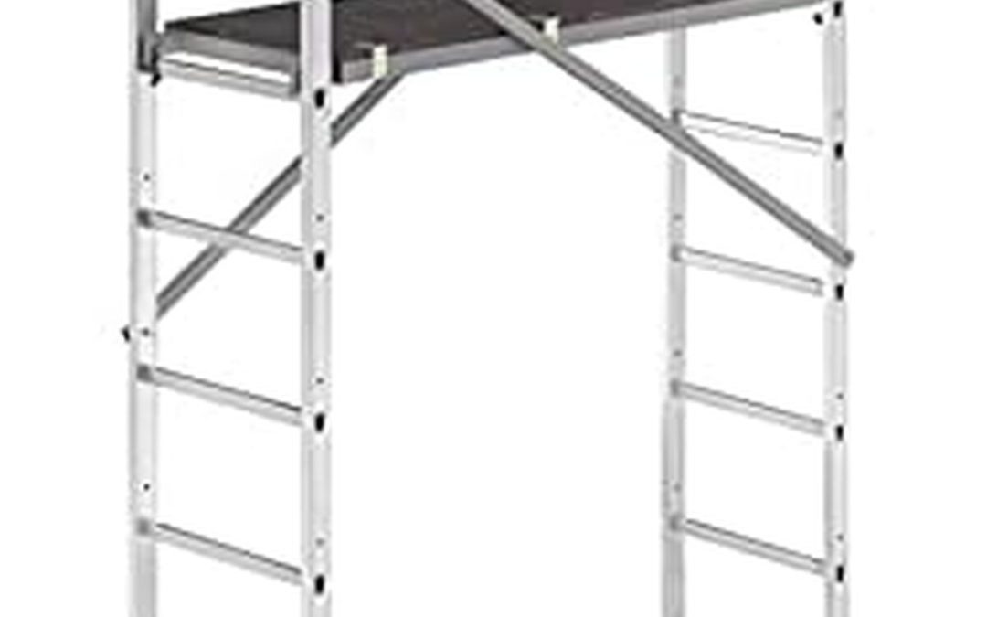 Test de l'échafaudage aluminium Hailo 9474-901, capacité 150 kg