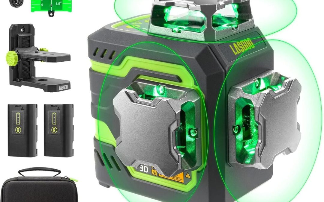 Test du niveau laser 3D LasGoo LG-3D pour construction et alignements