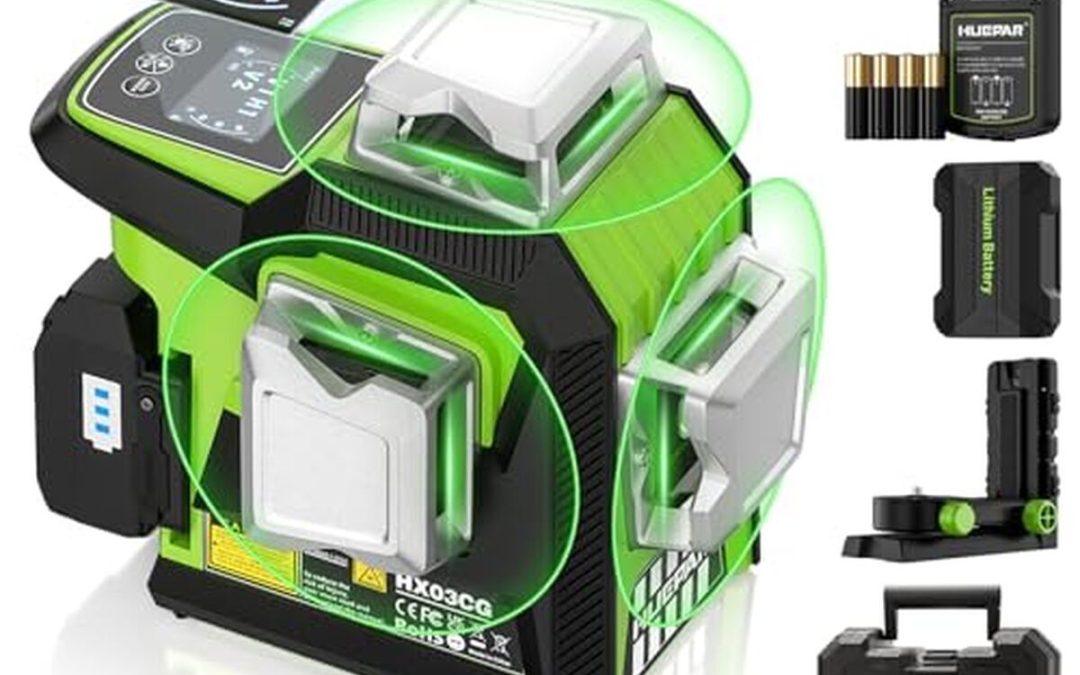 Test du niveau laser Huepar : précision 2mm et écran LCD