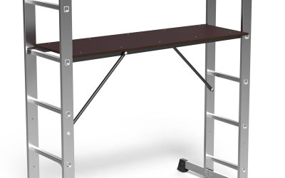 Test : échafaudage aluminium multifonction Vounot, stabilité et mobilité