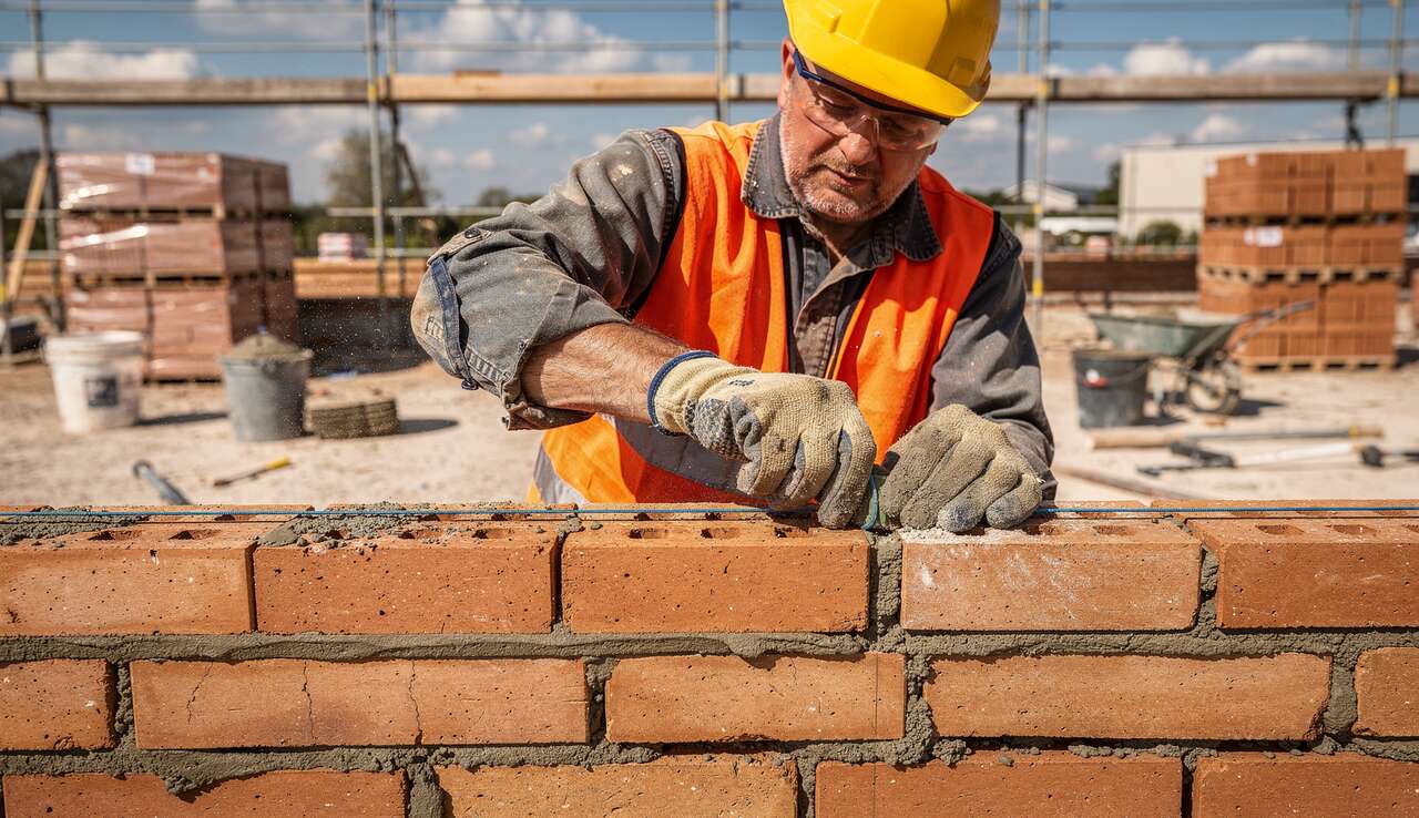 Utilisation du cordeau pour un alignement pr&eacute;cis