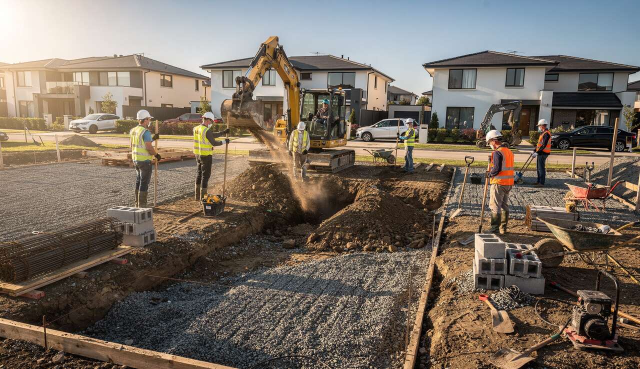 Préparation du terrain et terrassement Préparation du terrain et terrassement