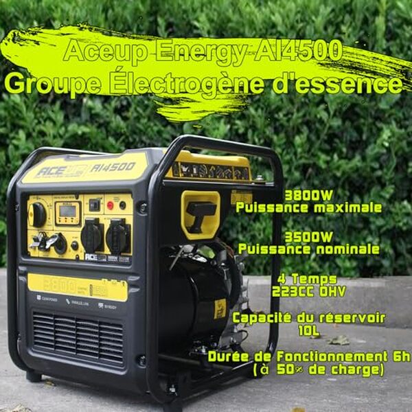 Découvrez le test détaillé du générateur Aceup Energy 3800W : analyse de performance et polyvalence pour des décisions d'achat éclairées.