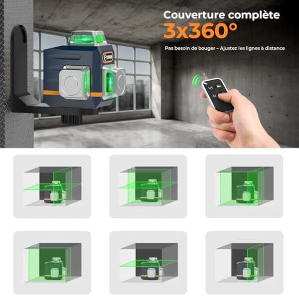 Découvrez le test complet du niveau laser CIGMAN CM701T et explorez sa portée, sa précision et sa polyvalence pour tous vos projets de bricolage et de construction