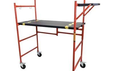 Test : échafaudage roulant pliable acier 226kg