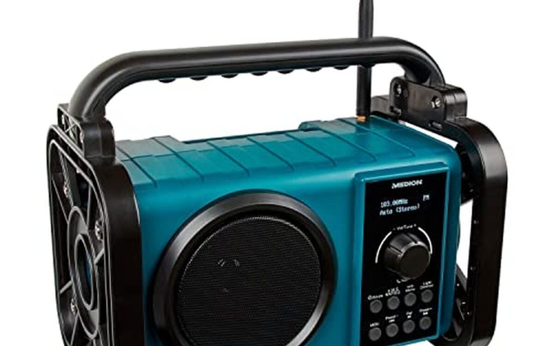 Test : medion E66045 DAB+ radio de chantier robuste et polyvalente