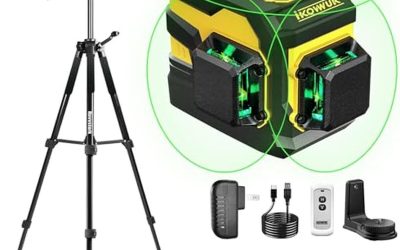 Test niveau laser 3D autonivelant avec trépied réglable