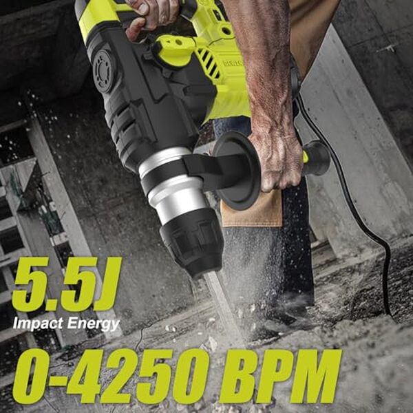 Découvrez notre analyse complète du marteau perforateur Dewinner SDS-Plus : idéal pour les travaux de démolition avec ses 4 fonctions, alliant puissance et précision.