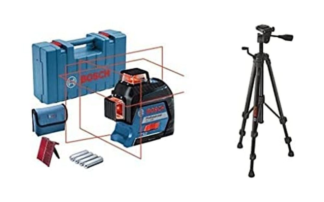 Test : bosch Professional GLL 3-80 avec trépied BT 150