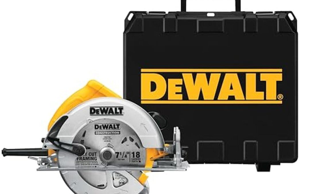 Test de la scie circulaire Dewalt DWE575K-QS 1000 W