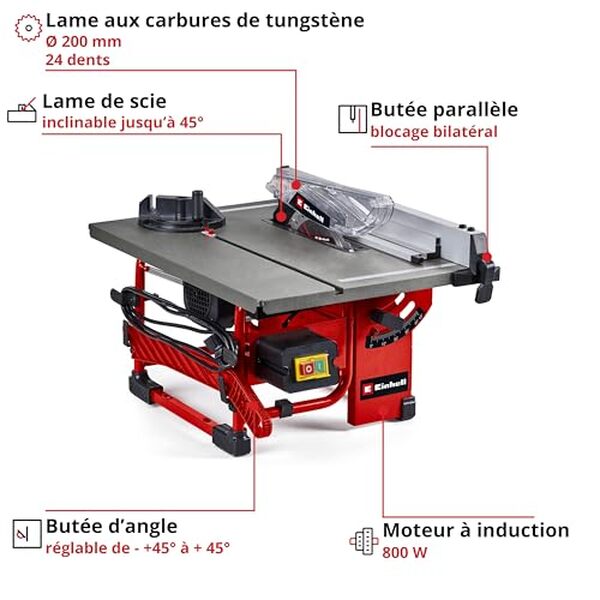 Découvrez la précision et la puissance de la scie circulaire Einhell TC-TS 8 I dans notre test détaillé : une analyse complète de ses performances et fonctionnalités pour des coupes parfaites