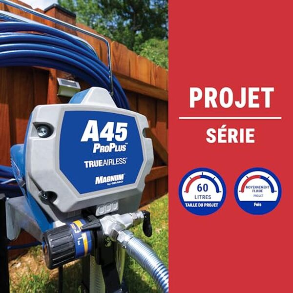 Découvrez notre test détaillé du pistolet à peinture airless Graco Magnum A45 ProPLUS : performance, puissance et efficacité pour vos projets de peinture intérieure et extérieure. 