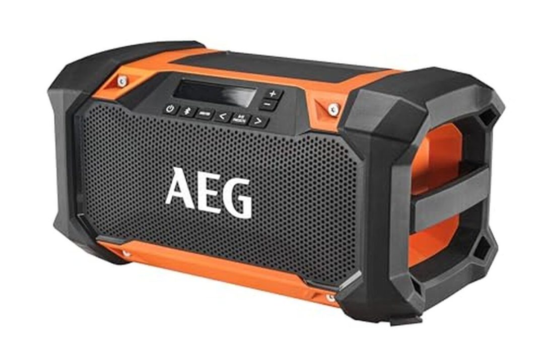 Test de la radio de chantier AEG BRSP 18 : bluetooth, robuste et polyvalente
