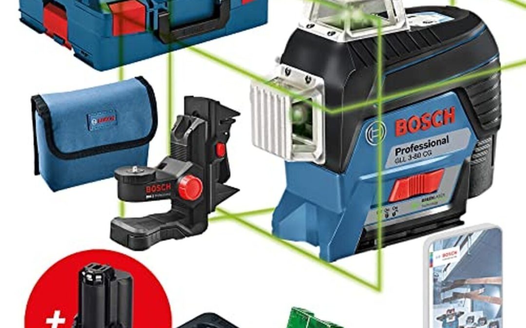 Test du laser lignes Bosch GLL 3-80 CG 12V : précision et technologie