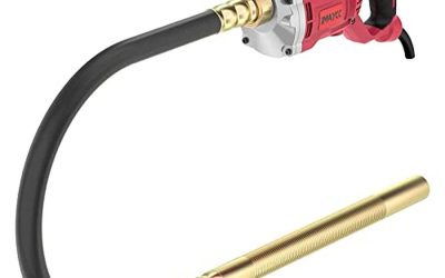Test du vibrateur en béton IMAYCC 1500W, efficace et puissant