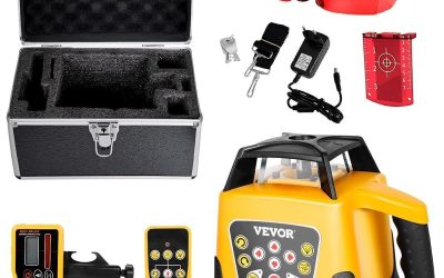 Test Vevor kit laser rotatif 360° 300 m, faisceau rouge
